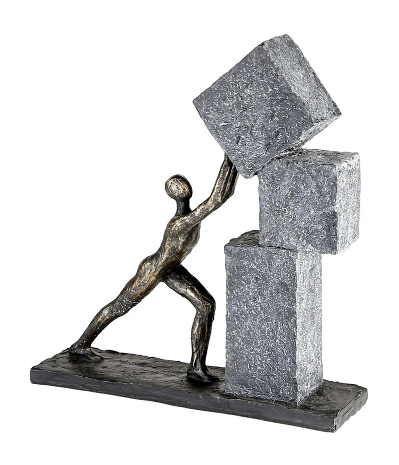 Skulptur Erfolg Stapeln Bronze Höhe 30,5cm Bronze Geschenkidee