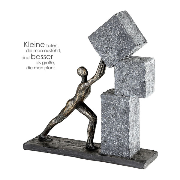 Sculpture Success Stacking Bronze Height 30.5cm Bronze Gift Idea